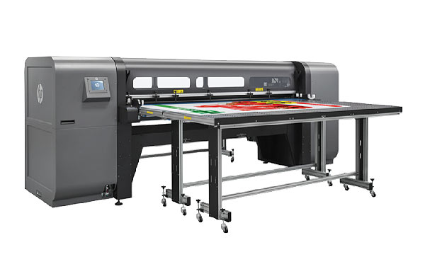 How does a large format digital printer work?